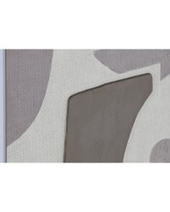Tela Home ESPRIT Beige Grigio Astratto Moderno 40 x 3 x 50 cm (2 Unità)