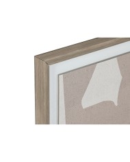 Tela Home ESPRIT Beige Grigio Astratto Moderno 40 x 3 x 50 cm (2 Unità)