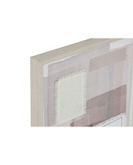 Tela Home ESPRIT Beige Grigio Astratto Moderno 40 x 2,5 x 50 cm (2 Unità)