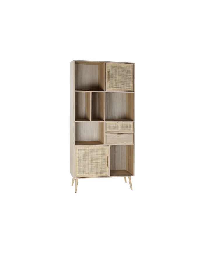Scaffale Home ESPRIT Naturale Legno di paulownia Legno MDF 90 x 37 x 189 cm Scaffale Home ESPRIT Naturale Legno di paulownia Legno MDF 90 x 37 x 189 cm