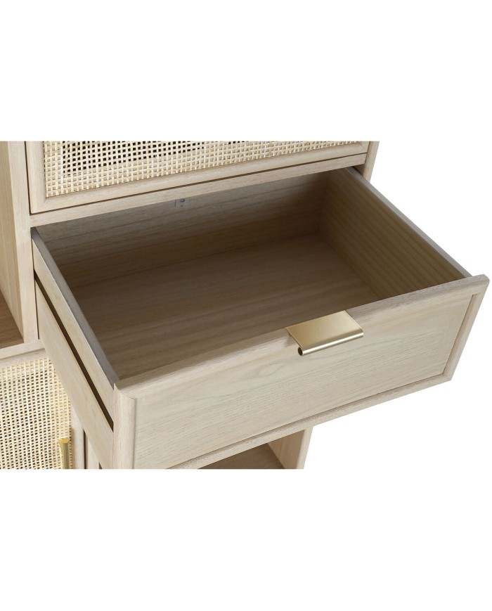 Scaffale Home ESPRIT Naturale Legno di paulownia Legno MDF 90 x 37 x 189 cm Scaffale Home ESPRIT Naturale Legno di paulownia Legno MDF 90 x 37 x 189 cm