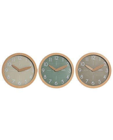 Orologio da Parete Home ESPRIT Marrone Verde Grigio polistirene 30 x 4 x 30 cm (3 Unità) Orologio da Parete Home ESPRIT Marrone Verde Grigio polistirene 30 x 4 x 30 cm (3 Unità)
