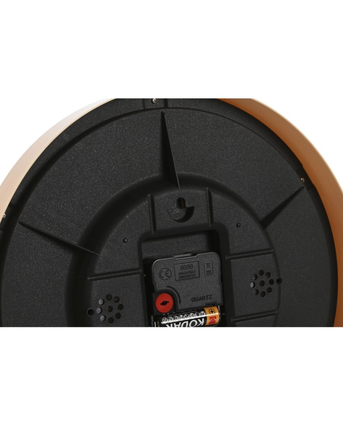 Orologio da Parete Home ESPRIT Marrone Verde Grigio polistirene 30 x 4 x 30 cm (3 Unità)