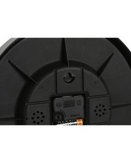 Orologio da Parete Home ESPRIT Nero Grigio PVC 30 x 4,7 x 30 cm (2 Unità)