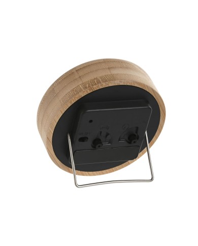 Orologio da Tavolo Home ESPRIT Bianco Nero Bambù 10 x 4,3 x 10 cm (2 Unità) Orologio da Tavolo Home ESPRIT Bianco Nero Bambù 10 x 4,3 x 10 cm (2 Unità)