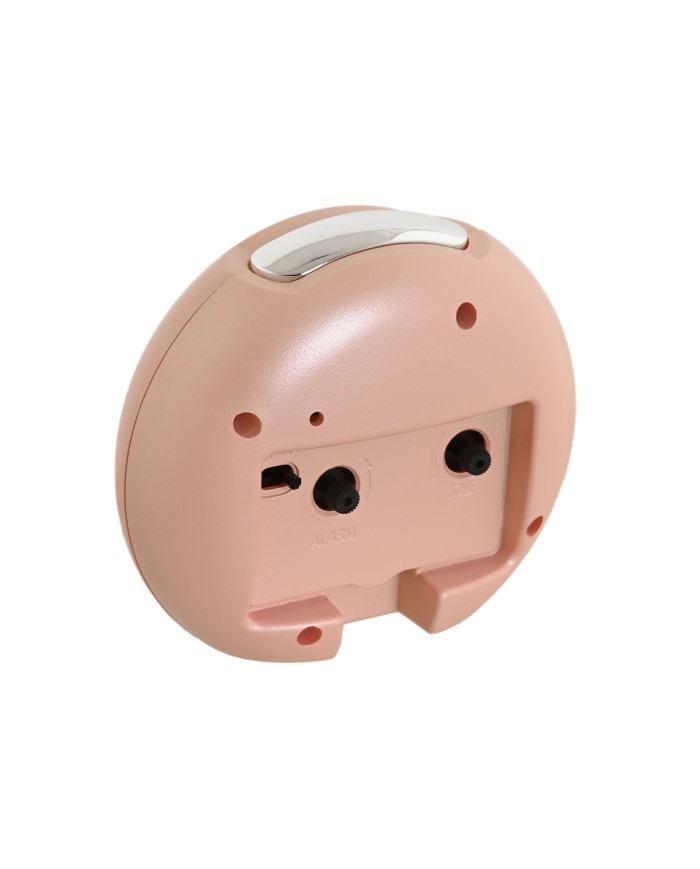 Orologio da Tavolo Home ESPRIT Rosa Corallo Lilla 10 x 4,7 x 9 cm