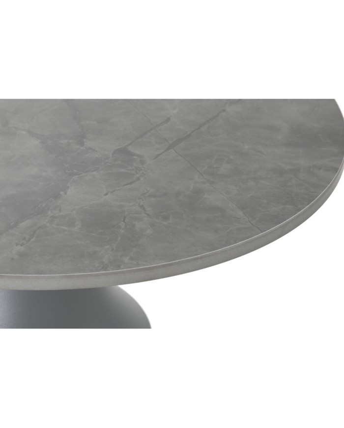 Tavolino Aggiuntivo Home ESPRIT Grigio 70 x 70 x 43 cm 70 x 70 x 1 cm