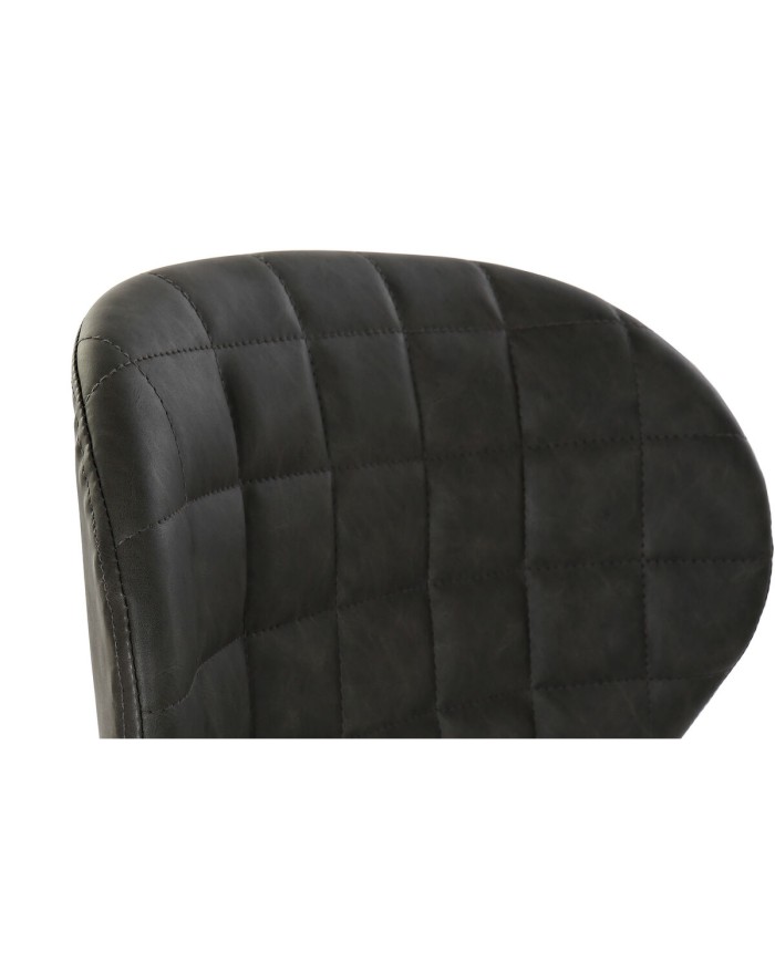 Sgabello Home ESPRIT Grigio scuro Metallo 47 x 50 x 110 cm Sgabello Home ESPRIT Grigio scuro Metallo 47 x 50 x 110 cm