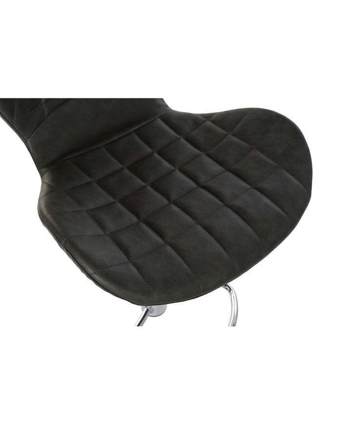 Sgabello Home ESPRIT Grigio scuro Metallo 47 x 50 x 110 cm Sgabello Home ESPRIT Grigio scuro Metallo 47 x 50 x 110 cm