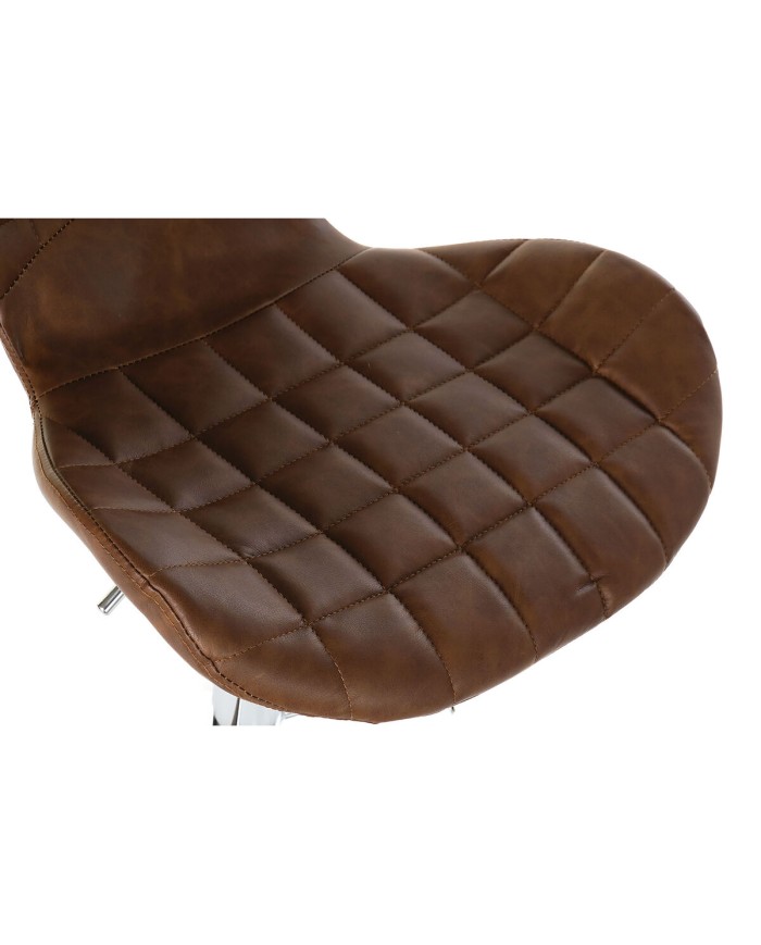 Sgabello Home ESPRIT Marrone Metallo 47 x 52 x 89 cm