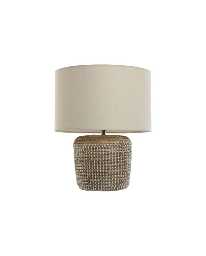 Lampada da tavolo Home ESPRIT Bianco Marrone 50 W 220 V 38 x 38 x 47 cm