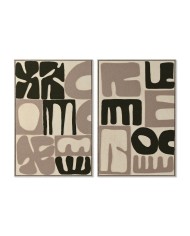 Quadro Home ESPRIT Città 80 x 4,5 x 120 cm (2 Unità)