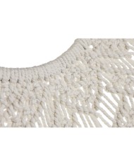 Decorazione pensile Home ESPRIT Azzurro Bianco Marrone Boho Macramé (2 Unità) (12 Unità)