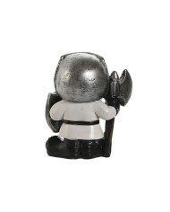 Statua Decorativa Home ESPRIT Rosso Grigio 7 x 4 x 9 cm (4 Unità)