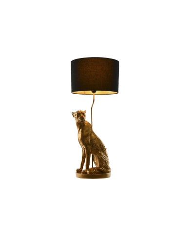 Lampada da tavolo Home ESPRIT Nero Dorato 33 x 33 x 78,5 cm