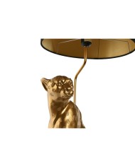 Lampada da tavolo Home ESPRIT Nero Dorato 33 x 33 x 78,5 cm Lampada da tavolo Home ESPRIT Nero Dorato 33 x 33 x 78,5 cm