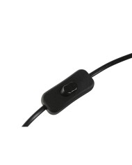 Lampada da Parete Home ESPRIT Nero Marrone scuro Coloniale Cavallo 220 V 18 x 21,5 x 50,5 cm (2 Unità)