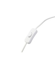 Lampada da Parete Home ESPRIT Bianco Moderno Cavallo Finitura invecchiata 220 V 18 x 21,5 x 50,5 cm (2 Unità)