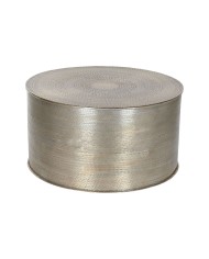 Tavolino Aggiuntivo Home ESPRIT Grigio 70 x 70 x 43 cm 70 x 70 x 1 cm