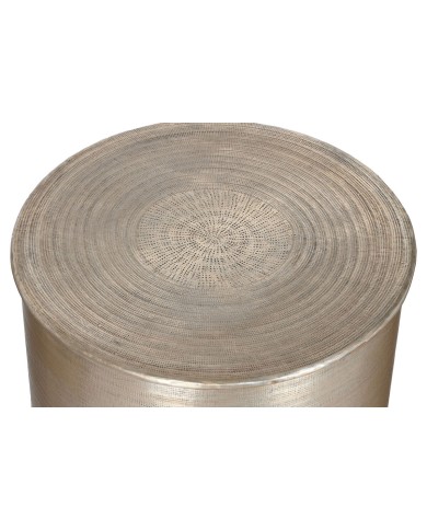 Tavolino da Caffè Home ESPRIT Dorato Alluminio 90 x 90 x 47 cm