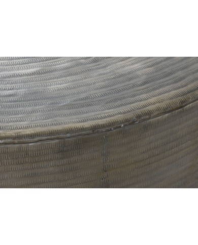 Tavolino da Caffè Home ESPRIT Dorato Alluminio 90 x 90 x 40 cm