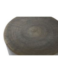 Tavolino da Caffè Home ESPRIT Dorato Alluminio 90 x 90 x 40 cm Tavolino da Caffè Home ESPRIT Dorato Alluminio 90 x 90 x 40 cm