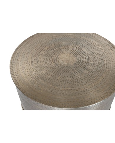 Tavolino da Caffè Home ESPRIT Dorato Alluminio 90 x 90 x 47 cm