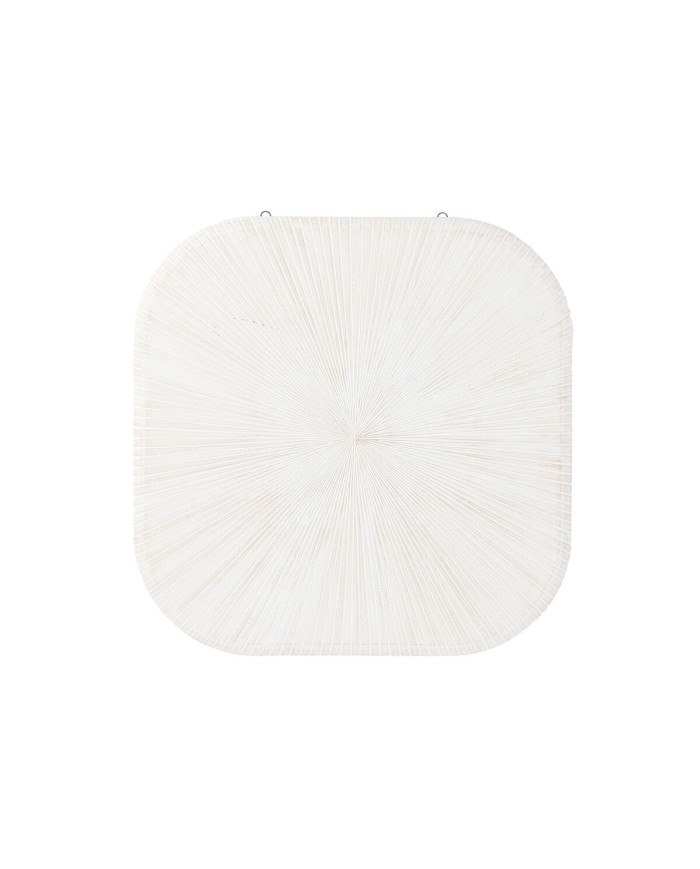 Decorazione da Parete Home ESPRIT Bianco Moderno Finitura invecchiata 89 x 3 x 89 cm Decorazione da Parete Home ESPRIT Bianco Moderno Finitura invecchiata 89 x 3 x 89 cm