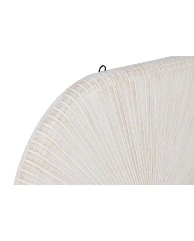 Decorazione da Parete Home ESPRIT Bianco Moderno Finitura invecchiata 89 x 3 x 89 cm