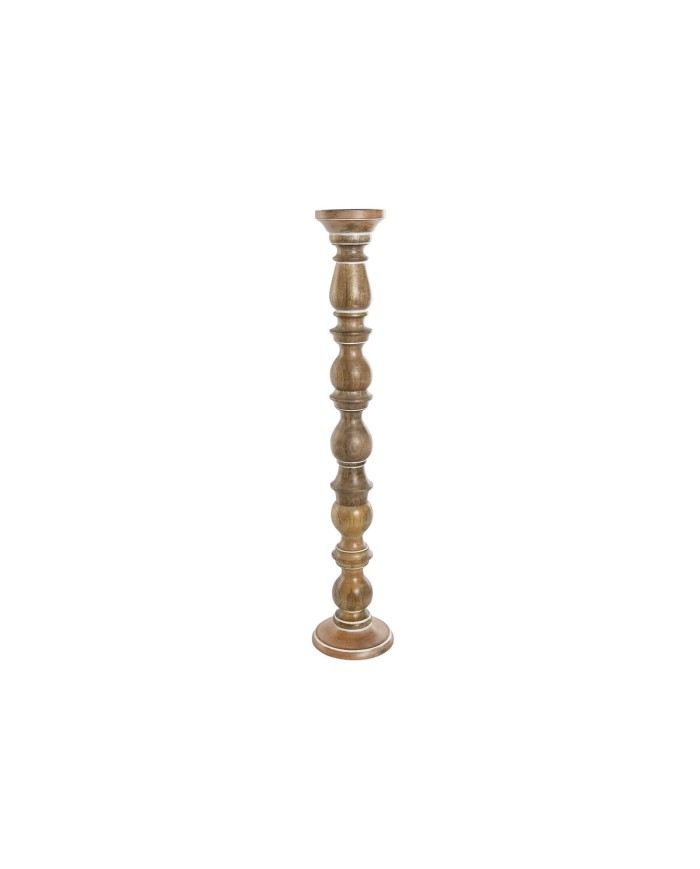 Candelabro Home ESPRIT Marrone Legno di mango Naturale Romantico 15 x 15 x 76 cm Candelabro Home ESPRIT Marrone Legno di mango Naturale Romantico 15 x 15 x 76 cm