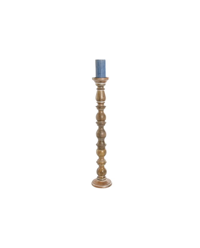 Candelabro Home ESPRIT Marrone Legno di mango Naturale Romantico 15 x 15 x 76 cm Candelabro Home ESPRIT Marrone Legno di mango Naturale Romantico 15 x 15 x 76 cm