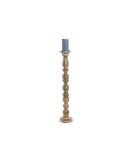 Candelabro Home ESPRIT Marrone Legno di mango Naturale Romantico 15 x 15 x 76 cm Candelabro Home ESPRIT Marrone Legno di mango Naturale Romantico 15 x 15 x 76 cm