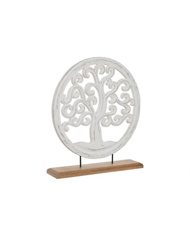 Statua Decorativa Home ESPRIT Bianco Marrone Albero Arabo 40 x 9 x 45 cm Statua Decorativa Home ESPRIT Bianco Marrone Albero Arabo 40 x 9 x 45 cm