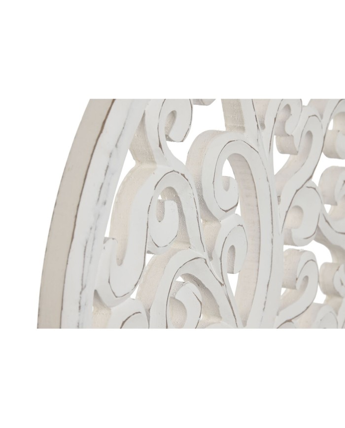 Statua Decorativa Home ESPRIT Bianco Marrone Albero Arabo 40 x 9 x 45 cm