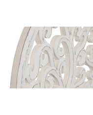 Statua Decorativa Home ESPRIT Bianco Marrone Albero Arabo 40 x 9 x 45 cm