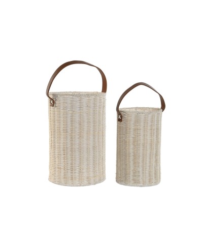 Portacandele Home ESPRIT Cristallo 20 x 20 x 30 cm (2 Unità)