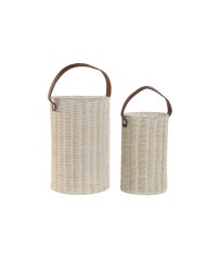 Portacandele Home ESPRIT Cristallo 20 x 20 x 30 cm (2 Unità) Portacandele Home ESPRIT Cristallo 20 x 20 x 30 cm (2 Unità)