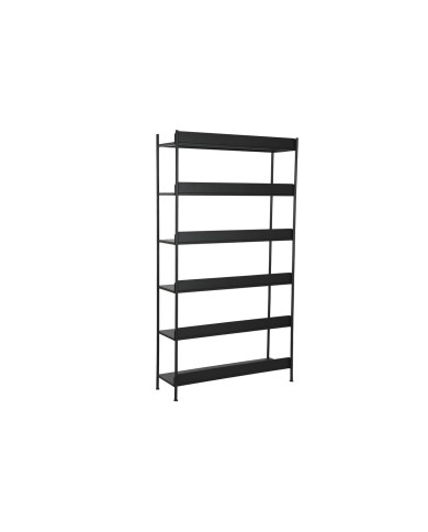 Scaffale Home ESPRIT Nero Metallo 100 x 30 x 180 cm