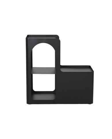 Tavolo aggiuntivo Home ESPRIT Nero Metallo 60 x 30 x 60 cm