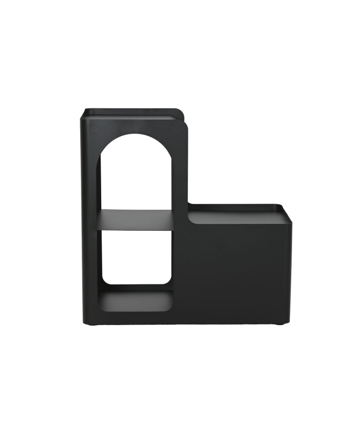 Tavolo aggiuntivo Home ESPRIT Nero Metallo 60 x 30 x 60 cm