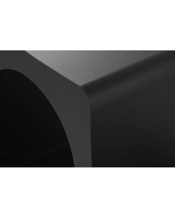 Tavolo aggiuntivo Home ESPRIT Nero Metallo 60 x 30 x 60 cm