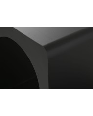 Tavolo aggiuntivo Home ESPRIT Nero Metallo 60 x 30 x 60 cm