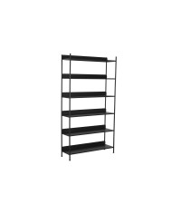 Scaffale Home ESPRIT Nero Metallo 100 x 30 x 180 cm Scaffale Home ESPRIT Nero Metallo 100 x 30 x 180 cm