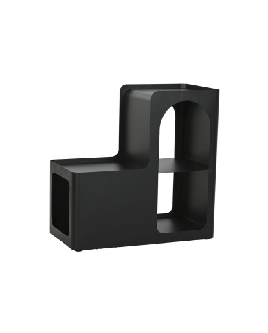 Tavolo aggiuntivo Home ESPRIT Nero Metallo 60 x 30 x 60 cm