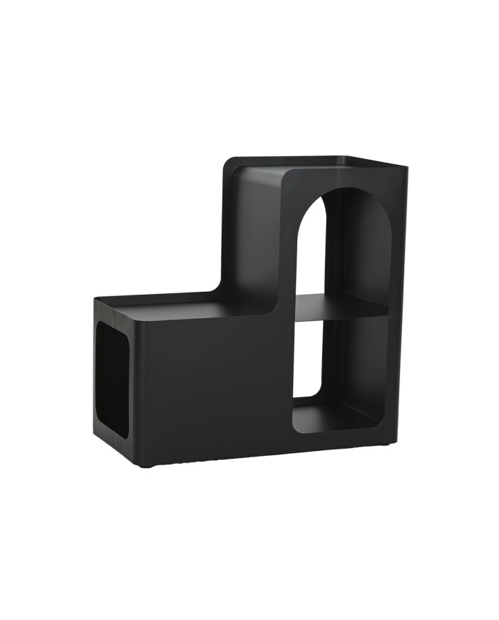 Tavolo aggiuntivo Home ESPRIT Nero Metallo 60 x 30 x 60 cm