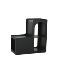 Tavolo aggiuntivo Home ESPRIT Nero Metallo 60 x 30 x 60 cm