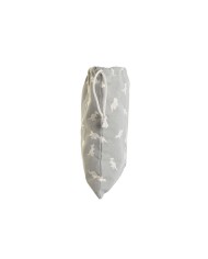 Zaino a Sacca per Bambini DKD Home Decor Bianco Grigio 24 x 2 x 26 cm (2 Unità) Zaino a Sacca per Bambini DKD Home Decor Bianco Grigio 24 x 2 x 26 cm (2 Unità)