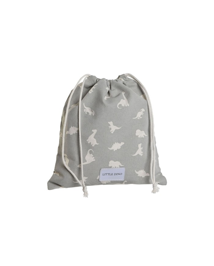 Zaino a Sacca per Bambini DKD Home Decor Bianco Grigio 24 x 2 x 26 cm (2 Unità) Zaino a Sacca per Bambini DKD Home Decor Bianco Grigio 24 x 2 x 26 cm (2 Unità)