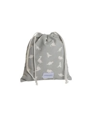 Zaino a Sacca per Bambini DKD Home Decor Bianco Grigio 24 x 2 x 26 cm (2 Unità) Zaino a Sacca per Bambini DKD Home Decor Bianco Grigio 24 x 2 x 26 cm (2 Unità)