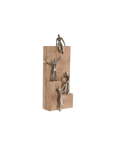 Statua Decorativa Home ESPRIT Marrone Argentato Naturale 15 x 10 x 39 cm Statua Decorativa Home ESPRIT Marrone Argentato Naturale 15 x 10 x 39 cm